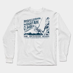 Professional Mountain Climber Long Sleeve T-Shirt